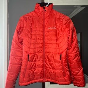 Columbia Womens Red Omniheat Puffer Jacket